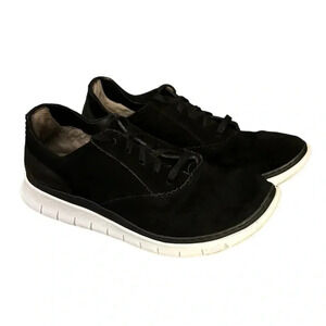 Vionic Black Suede Taylor Sneakers - Size 7.5 Comfort Walking